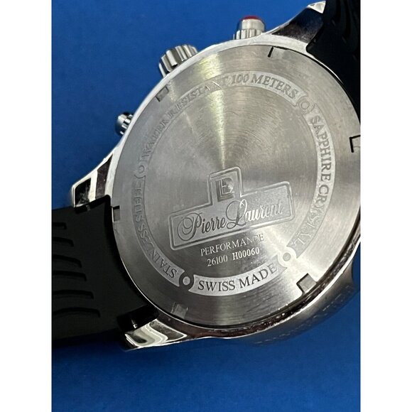 Pierre Laurent Mens Performance Chronograph Stainless Watch 26114w - Picture 11 of 16